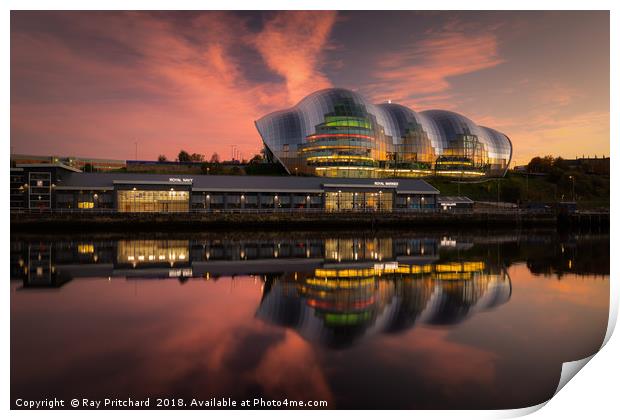 The Sage at Sunset Print by Ray Pritchard