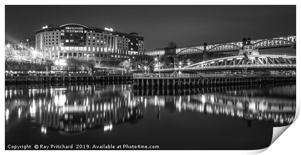 Gateshead Reflections  Print by Ray Pritchard