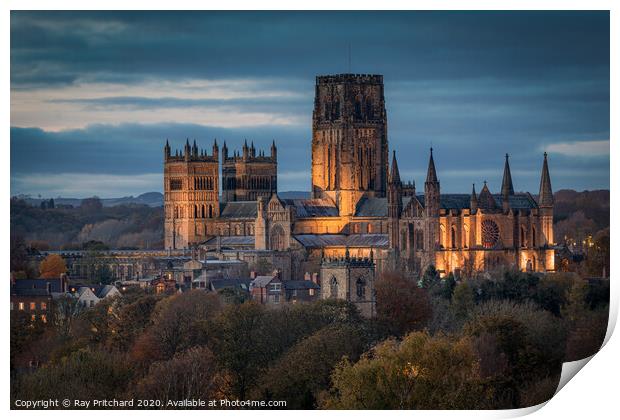 Durham Cathedral Print by Ray Pritchard