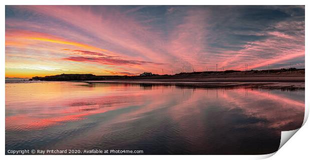 Sandhaven Sunrise Print by Ray Pritchard