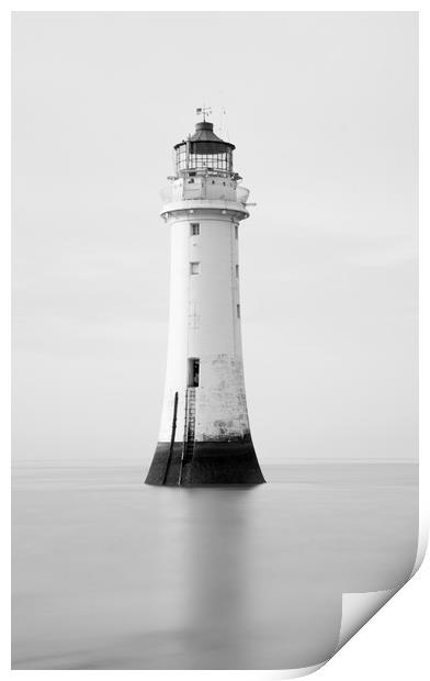 New Brighton Lighthouse Print by James Harrison