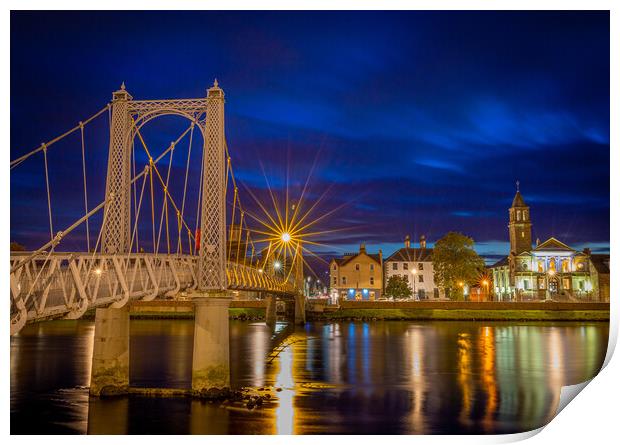 An evening in Inverness Print by Shweta Chauhan