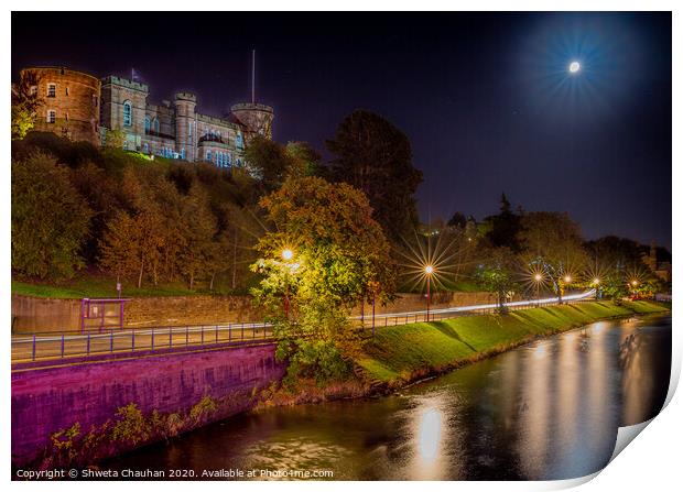 Night in Inverness Print by Shweta Chauhan