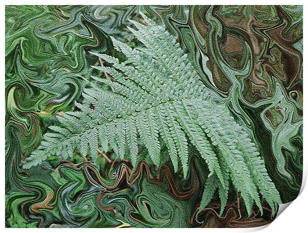 Forest Floor Print by Julie Richmond