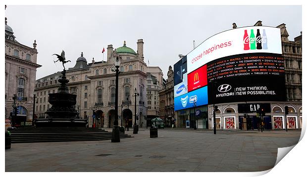  Piccadilly Circus Print by Liam Hinds