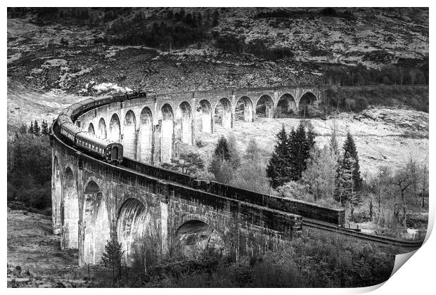 Glenfinnan Viaduct Print by chris smith
