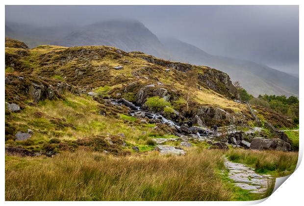 Snowdonia National Park Print by chris smith