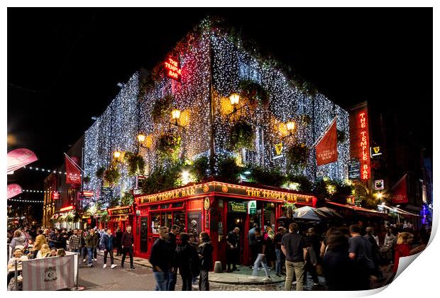 The Temple Bar Print by chris smith
