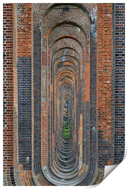 Ouse Valley Viaduct Print by chris smith