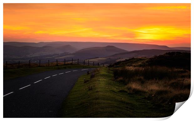 peak district  Print by chris smith