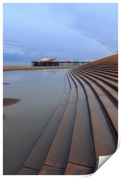 Blackpool at sunrise  Print by chris smith