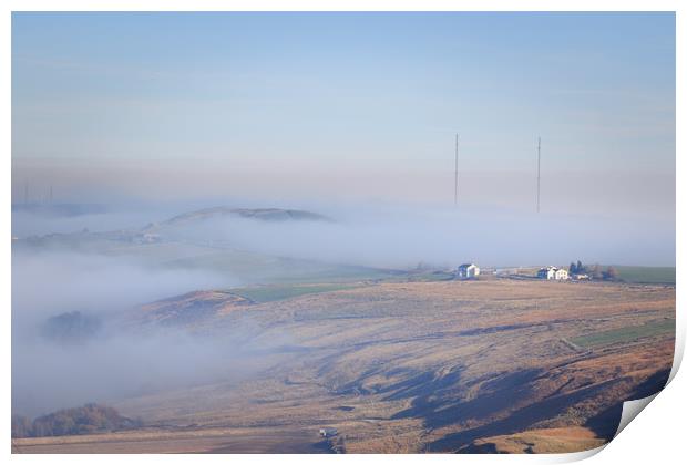 Countryside Fog   Print by chris smith