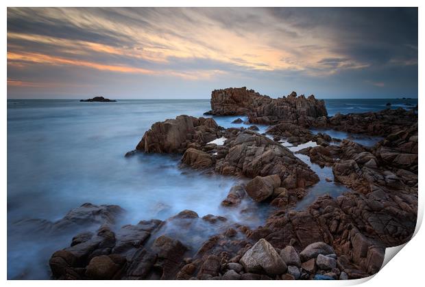 Guernsey Sunset   Print by chris smith