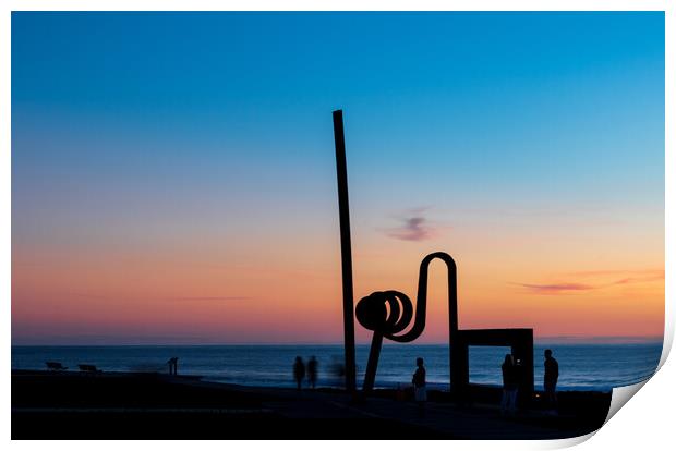 Tenerife sunset Print by chris smith