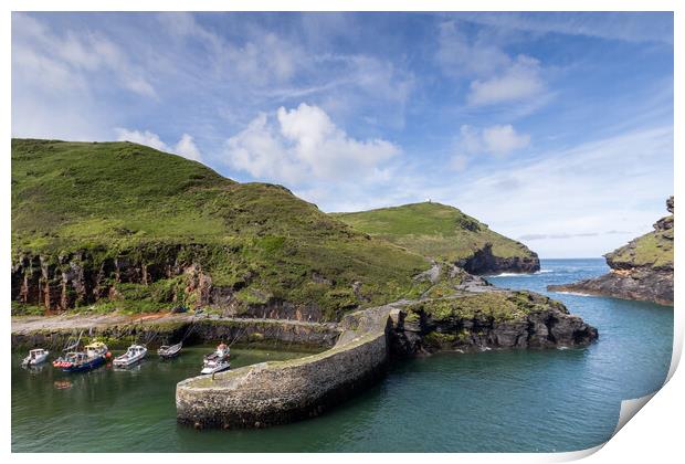 Boscastle North Cornwall Print by chris smith