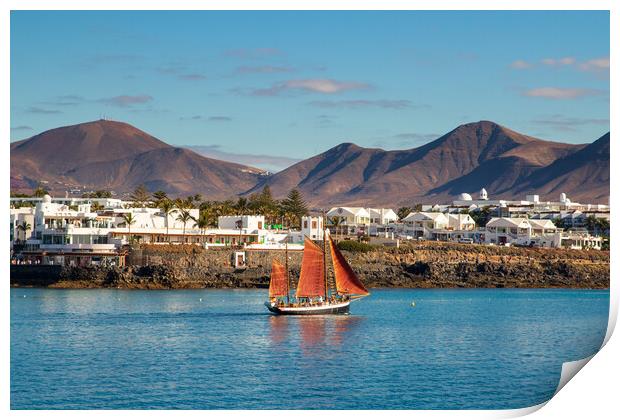  Lanzarote, Canary islands, Spain  Print by chris smith