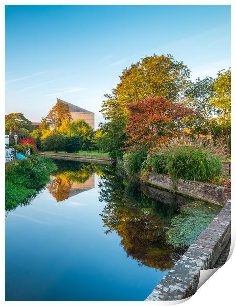 Abbots Mill Garden, Canterbury Print by Stewart Mckeown