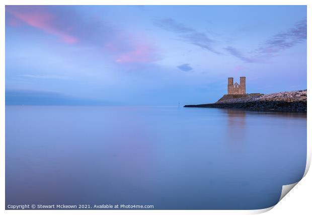 Reculver Pinks Print by Stewart Mckeown