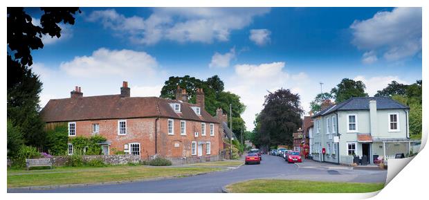 Village of Chawton, Hampshire ,England  Print by Philip Enticknap
