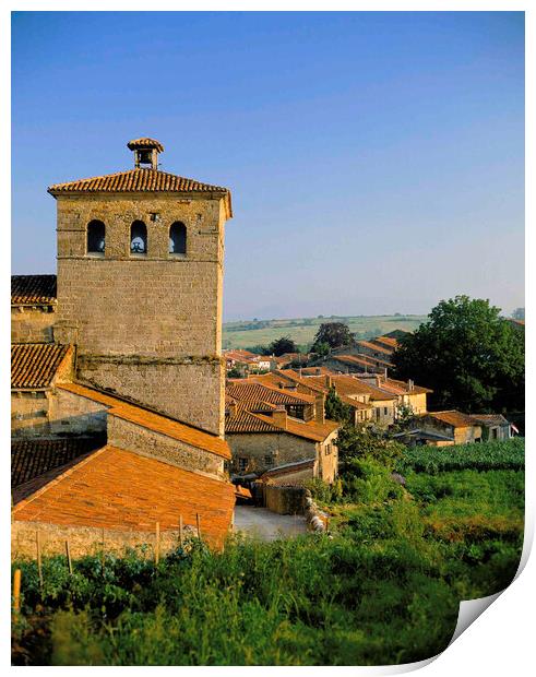 Village of Santillana Del - Mar ,Cantabria  Spain   Print by Philip Enticknap