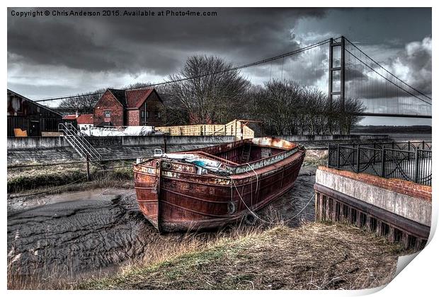  Barton upon Humber Haven, Lincolnshire Print by Chris  Anderson