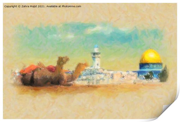 Islamic Artscape Print by Zahra Majid