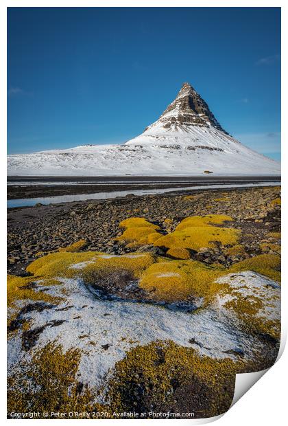 Kirkjufell, Iceland Print by Peter O'Reilly