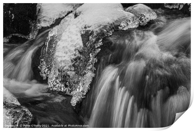 Water & Ice Print by Peter O'Reilly