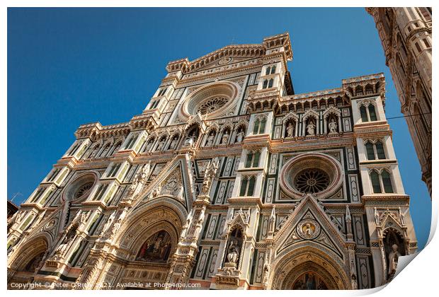 Cathedral of Santa Maria del Fiore, Florence Print by Peter O'Reilly