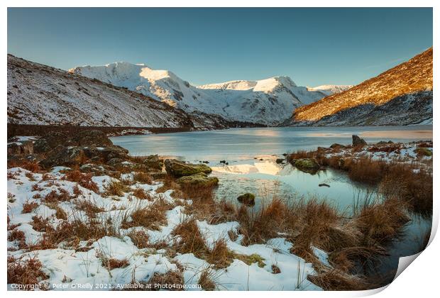 Llyn Ogwen, Snowdonia National Park Print by Peter O'Reilly