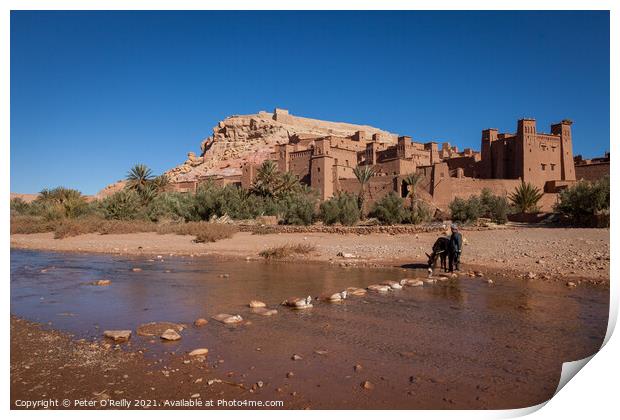 Ait-Ben-Haddou, Morocco Print by Peter O'Reilly