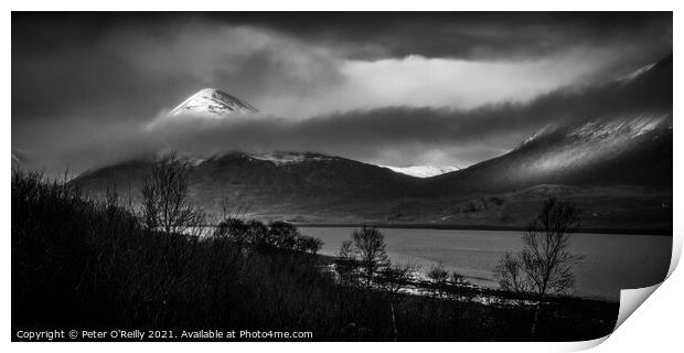 Loch Slapin and Beinn na Cro, Isle of Skye Print by Peter O'Reilly