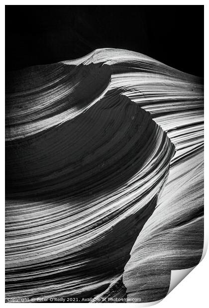Rock Shapes #11 Print by Peter O'Reilly