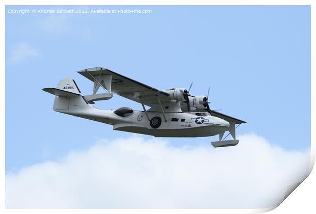 Catalina PBY-5A Print by Andrew Bartlett