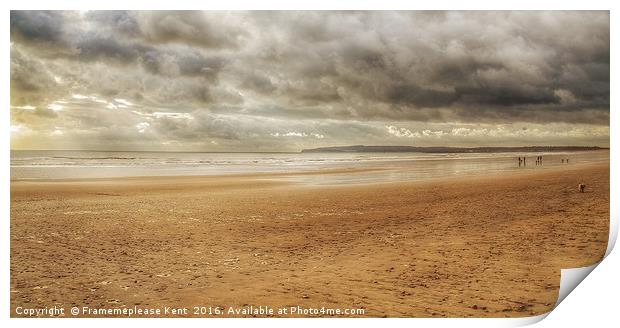 Camber sands Print by Framemeplease UK