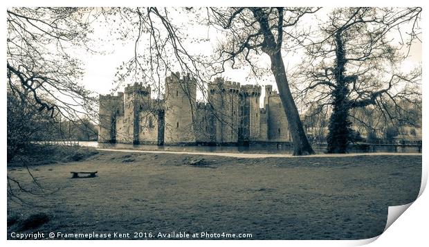Castle through the trees  Print by Framemeplease UK