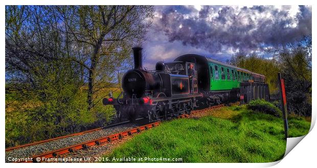 Kent and East Sussex Railway  Print by Framemeplease UK