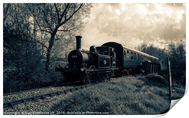 Steam Train 32678 Print by Framemeplease UK