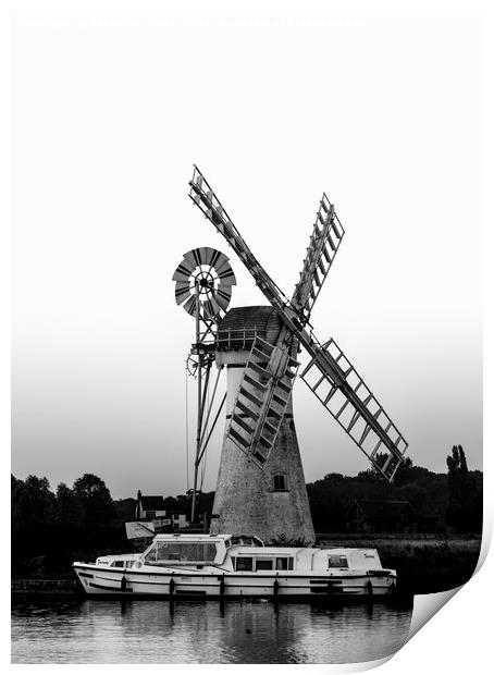 Thurne Windpump Print by Sebastien Coell