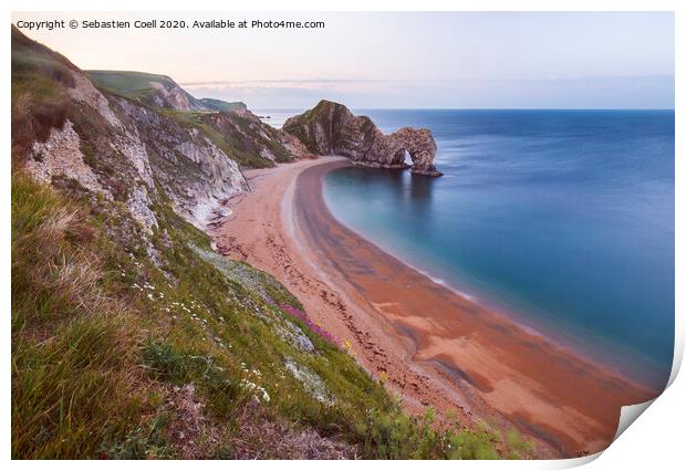 Durdle Door Print by Sebastien Coell