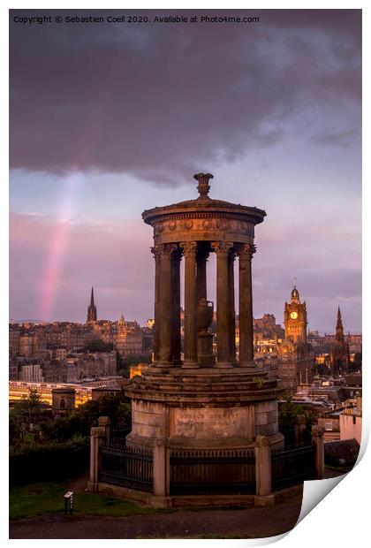 Edinburgh Carlton Hill Print by Sebastien Coell