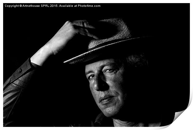  Man wearing natural hat Print by Artnethouse SPRL