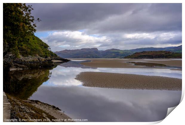 The Afon Dwyryd at Portmeirion North Wales.  Print by Paul Chambers