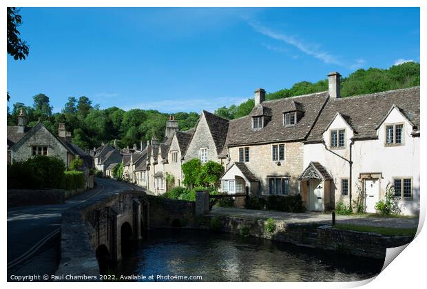 Enchanting Castle Coombe Print by Paul Chambers