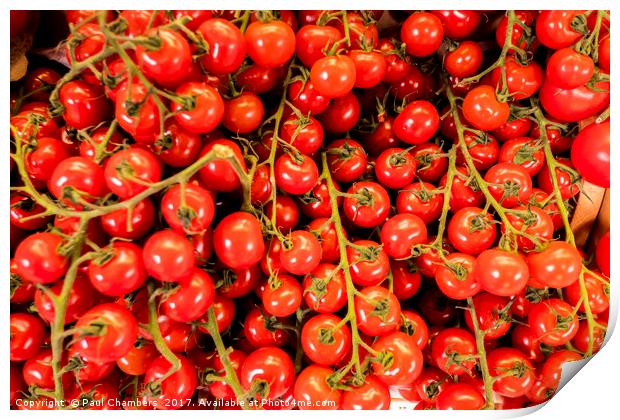 Cheery Tomato's  Print by Paul Chambers