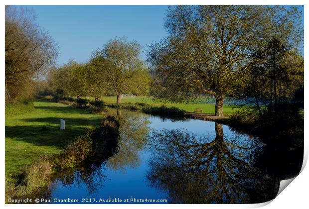 River Itchen Print by Paul Chambers