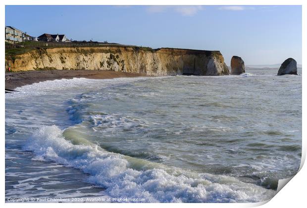 Freshwater Bay Isle Of Wight Print by Paul Chambers