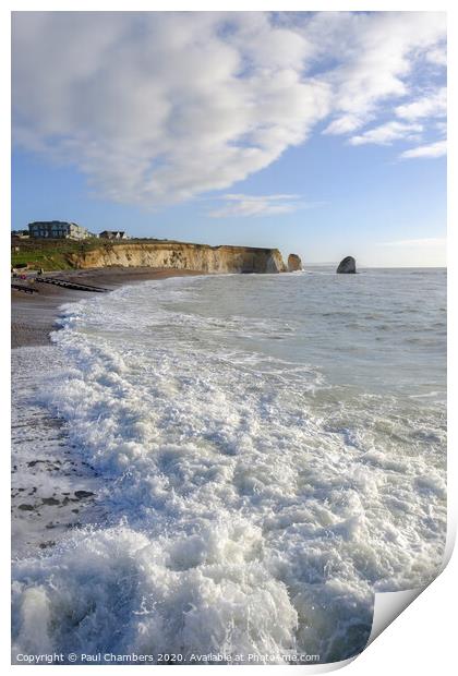 Freshwater Bay Isle Of Wight Print by Paul Chambers