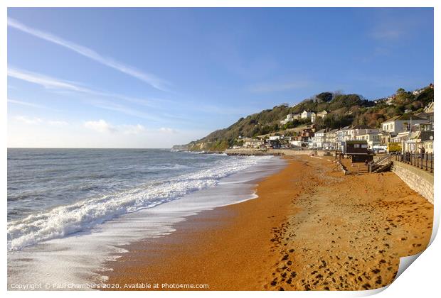 Ventnor Isle Of Wight Print by Paul Chambers