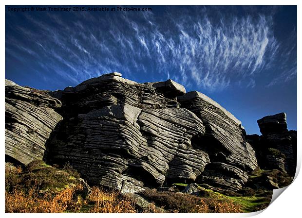  Bamford Edge Print by Mark Tomlinson